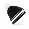Winter hat - mod. B472:Black, 100% acrylic, White, One Size